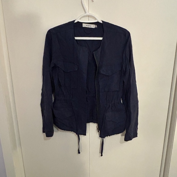 Ricki's Size XS Navy Blue Drawstring Jacket - Picture 5 of 10